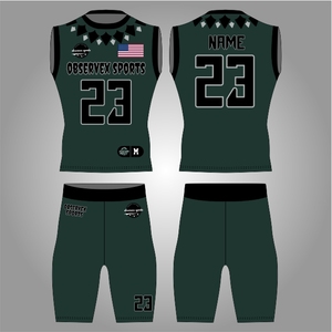 7V7 Printed Customized Youth Flag Football Uniforms Complete Sets OEM ODM Club Team - Product Image 1