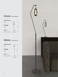 Modern Minimalist Desk Lamp Metal Base Glass Shade Black Color Warm White <b>LED</b> <b>Light</b> 2700K Indoor <b>Bedroom</b> Use Lumetal Vietnam - Product Image 4