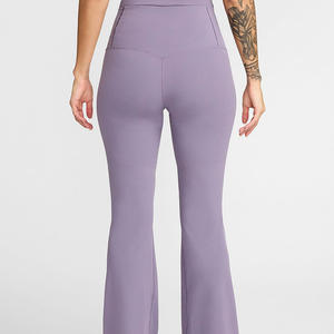 Nouvelle Collection : Leggings Évasés Femme Taille Mi-Haute Effet Push-Up Doux et Confortables pour Yoga et Fitness, Motif Écossais, Extensibles dans les Quatre Sens - Product Image 3