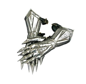 Guantes de Caballero Medievales Artísticos de Metal, Acabado Pulido, para Coleccionistas, Decoración Medieval, de Fabricante Confiable - Product Image 2