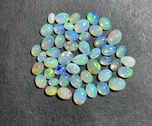 Gemas Trimurti AAA+ de Gran Calidad, Ópalo Natural Cabujón Pulido de Formas Mixtas, Gema de Ópalo de Fuego de Rajasthan de Gran Tamaño - Product Image 1