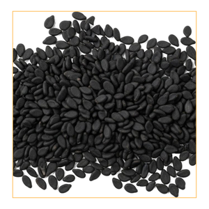 Semillas de Sésamo Negro Naturales Frescas Premium 1-3.5mm 7% Humedad Certificado HALAL Bolsas de PP de 25kg Aditivos Saborizantes - Product Image 1