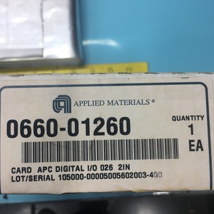 AMAT 0660-01260 TARJETA APC DIGITAL I/O 026 2IN - Equipo y Piezas de Semiconductores Legados Globales Confiables - Product Image 4