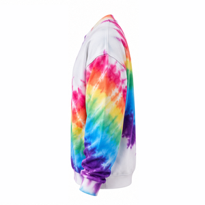 Sweat-shirt Tie-Dye Bullseye en Coton Bouclé Quotidien à Col Rond – Exportateur de Vêtements Personnalisés – Mode Confort Streetwear Décontracté - Product Image 3
