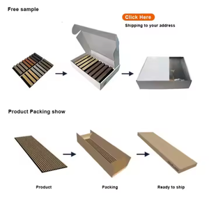 Panneau acoustique en bois massif 3D en MDF et feutre polyester de forme spéciale pour la décoration intérieure des hôtels - Product Image 6