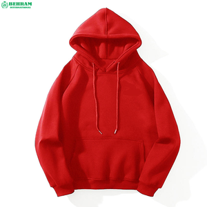 เสื้อฮู้ดดี้ผู้ชายคุณภาพสูง ผ้าฝ้าย 100% หนัก 400gsm แบบสวมหัว สีสันตามสั่ง ลายกราฟฟิก โอเวอร์ไซส์ ปักลายนูน เนื้อผ้าเทอร์รี่ - Product Image 3