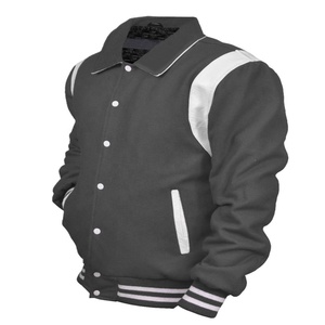 Nouvelle arrivée, veste en cuir et laine de haute qualité, sur mesure, veste varsity de haute qualité pour adultes, grandes tailles pour hommes - Product Image 3
