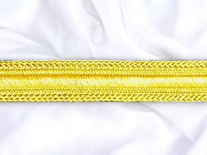 Top Quality 20mm Gold <b>Ribbon</b> Braid Vintage Ethnic Sfifa Lace with Metallic Thread Embroidery Trim Custom Made Metallic Braids - Product Image 5