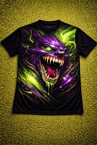 Camiseta de Hombre OEM Cómoda de Corte Regular, Ligera, de Secado Rápido, Talla Personalizada, para Verano, Informal, para Actividades al Aire Libre, con Estampado Animal en la Parte Delantera - Product Image 4
