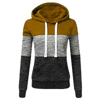 Vente en gros OEM Personnalisé Pull à capuche pour femme à manches longues en molleton 100% polyester, effet délavé à l'acide et broderie 3D
