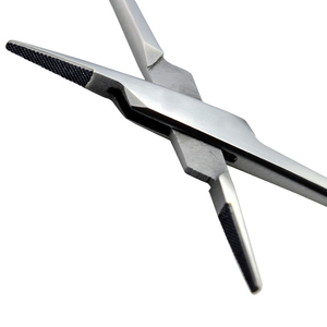 Portaagujas y Tijeras Olsen Hegar de Acero Inoxidable de Alta Calidad con Punta Recta de Carburo de Tungsteno para Cirugía Plástica - Product Image 5