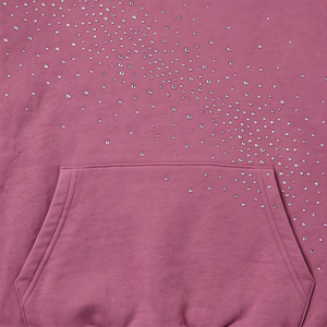 Custom 100% Cotton Eco-Friendly Winter Streetwear <b>Rhinestone</b> Hoodie Pullover Style Hooded Collar Men's <b>Rhinestone</b> <b>Hoodies</b> - Product Image 6