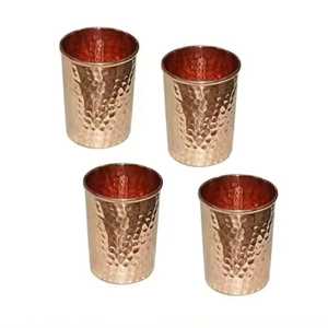 Juego de Tazas de Cobre Martillado Clásico Moscow Mule de Skies Traders, Pajitas Metálicas Ecológicas, Gran Capacidad, Portátil, para Bar de Cócteles - Product Image 3