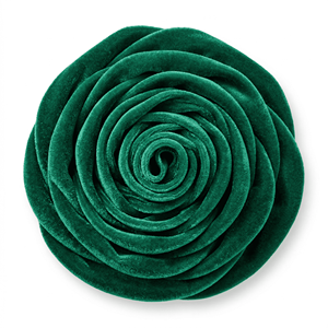 Ruban en velours simple face de 38 mm vert émeraude de Neelkamal Industries pour emballage cadeau, nœuds et garnitures de couture - Product Image 4