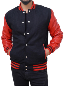 High Quality Custom Men's Varsity <b>Jacket</b> Wool <b>Fleece</b> Printed Logo Hooded Waterproof <b>Thick</b> Winter Streetwear - Product Image 1
