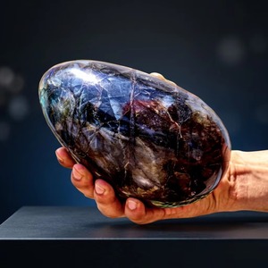 Top Quality Polished Natural Labradorite Egg Oval <b>Stone</b> Collectible <b>Art</b> Piece Home Decoration Gemstone Ornament - Product Image 1