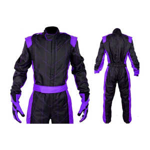 Traje de Karting de Spandex/Algodón con Serigrafía Personalizada, Diseño de Color y Logotipo, Traje de Carreras de Go Kart para Adultos, Transpirable, Tallas Grandes - Product Image 5