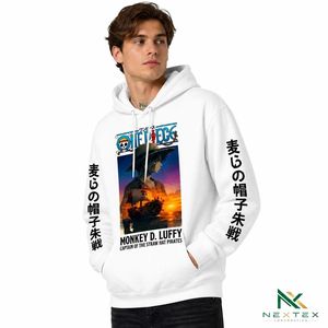 Sweat-shirt à capuche personnalisé avec motif anime, streetwear japonais pour hommes, sweat-shirt en molleton, fabrication OEM, vente en gros - Product Image 4