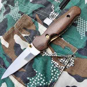 Couteau de chasse en acier Damas fait main de qualité supérieure, taille personnalisée, manche confortable - Product Image 2