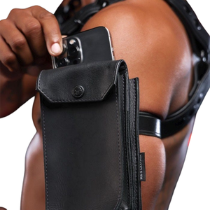 Funda para Teléfono Móvil para Hombre, Estilo Dark Room, Ajustable, de Cuero Premium, Accesorio para Discoteca - Product Image 2