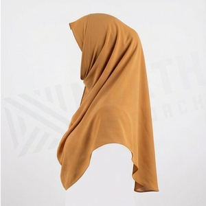 Hiyab de Chifón de Color Sólido para Mujer, Transpirable, para Uso Diario, Pañuelo Étnico de Oriente Medio - Product Image 3