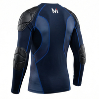 Ensemble de sport de compression unisexe de performance supérieure, rembourré, pour la gym, l'entraînement et la course, séchage rapide, USA Europe MALUZA