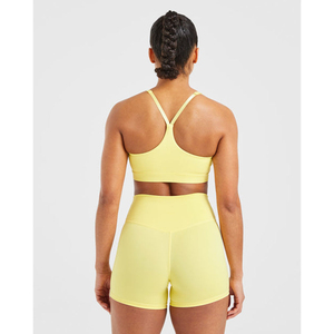 High Quality Staple Sports <b>Bra</b> Adjustable Back <b>Straps</b> V Shaped Neckline High Impact Latest Women Fitness Sports <b>Bra</b> - Product Image 4