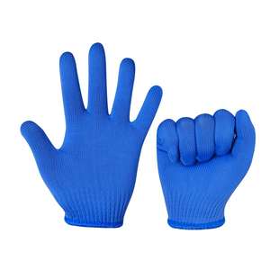 Guantes de Seguridad de Poliéster Hechos en Vietnam HH.PLY Sin Recubrimiento con Puño Tejido 7G 10G Reutilizables para Manipulación y Ensamblaje - Product Image 4
