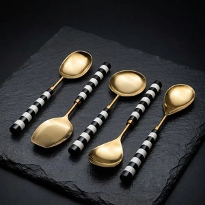 ชุดเสิร์ฟสลัดสแตนเลสหรูหรา เคลือบเงา สำหรับตกแต่งโต๊ะบุฟเฟ่ต์ - Product Image 4