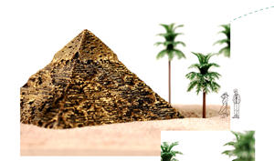 Formicarium moderne en acrylique à face unique, design intégré 3D, tunnel ancien d'Égypte, pour salon - Product Image 2