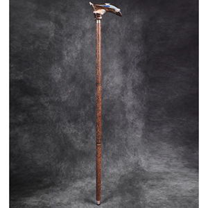 Bastón de Trekking de Madera Resistente para Camping, Bastón de Madera Natural con Acabado Liso para Caminar y Hacer Senderismo - Product Image 1