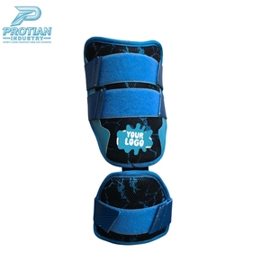 PROTIAN INDUSTRY Sport Elbow Guard Blue Mesh Fabric Double Strap Adult Protective Gear Sublimation Print Custom Logo - Product Image 6