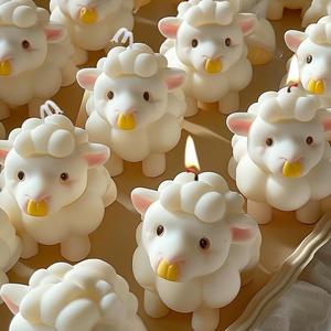 Moule en silicone pour bougie, nouveau, pour bougie d'aromathérapie au parfum de mouton, savon artisanal parfumé pour animaux de compagnie et pierre parfumée, cadeau artisanal - Product Image 4