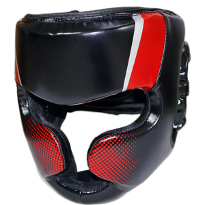 Protège-tête en cuir pour entraînement de boxe et kickboxing, protection faciale pour la boxe, vente en gros - Product Image 2
