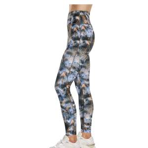 Leggings de Yoga Personalizados al por Mayor para Mujer, Cintura Alta, Spandex/Nylon, Sólidos, Elásticos en Cuatro Direcciones, Pantalones de Gimnasio, Fabricante OEM ODM - Product Image 2