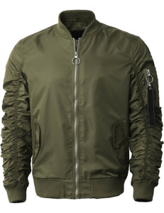 Chaqueta Bomber de Moda para Hombre, Nueva, en Oferta, para Invierno, Transpirable, con Logotipo Frontal, Servicio OEM - Product Image 1
