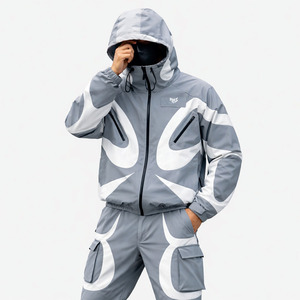 Custom Best Quality Waterproof <b>Coat</b> Outdoor Wear Fabric Heat Reactive jacket for Men Windbreaker Thermal Heat Reactive Jackets - Product Image 5