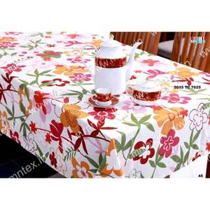 Mantel rectangular de algodón teñido en hilo con estampado suave, tejido lavable para el hogar, Hotel, restaurante, fiesta, uso en banquetes - Product Image 4