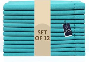 Servilletas de Algodón para Cena de 18 x 18 Pulgadas, Suaves, Absorbentes y Cómodas - Ideales para Eventos y Uso Regular - Azul Cielo - Product Image 2