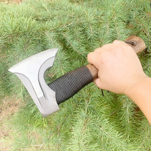 Hacha de Construcción Artesanal BA Enterprises, Hoja de Acero al Carbono de 4 3/4 Pulgadas, Mango de Madera, Uso en Exteriores, para Partir Leña, Bricolaje, Industrial - Product Image 4