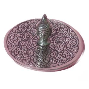 Brûleur d'encens et attrape-cendres en aluminium Porte-bâton d'encens parfumé pour diffuseur d'aromathérapie Cadeau d'invité parfait - Product Image 3