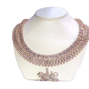 สร้อยคิวบันทรงกลมประดับเพชรโมอิสซาไนต์ เงินแท้ 925 สไตล์ฮิปฮอปสุดพิเศษ ผลิตตามมาตรฐาน GRA พร้อมความใสระดับ VVS - Product Image 1