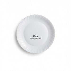 Assiette en céramique de 19 cm Postre PLATO pour servir des délices culinaires - Product Image 1