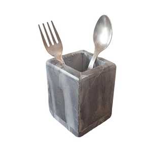 Top trendy Hot Selling Luxury marble Spoon holder For Birthday Party Tableware Spoon <b>Storage</b> Holder In Wholesale - Product Image 2