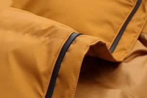 Men's Vintage Hooded <b>Winter</b> Puffer <b>Jacket</b> Warm Bubble Cotton <b>Jacket</b> Custom Logo Outdoor Coat - Product Image 4
