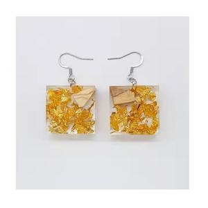 <b>Resin</b> <b>Crafts</b> Trendy <b>Resin</b> Earrings For Women Colorful Design Stylish Modern Fashion Jewelry Perfect For Daily Wear Parties - Product Image 1