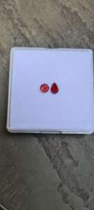 Spinelle rouge naturelle taille poire 4 mm, pierre précieuse des mines de Mahenge - Product Image 6