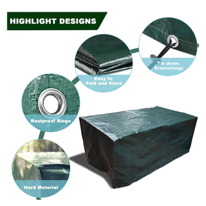 Funda para Muebles de Exterior OEM en Lona de PE Tejida con Protección Impermeable - Product Image 6