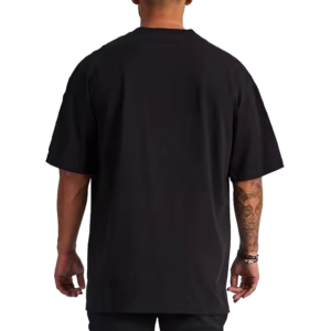 Plain 100% Cotton Oversized Drop Shoulder Unisex Loose Fit Casual Streetwear <b>Blank</b> Custom Logo Quick Dry Soft Breathable Summer - Product Image 3