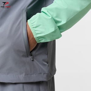 Conjunto de Chaqueta con Capucha y Pantalones Cortos de Poliéster Transpirable Antiestático Unisex para Verano, Estilo Vintage Holgado, Venta al por Mayor Personalizada - Product Image 5